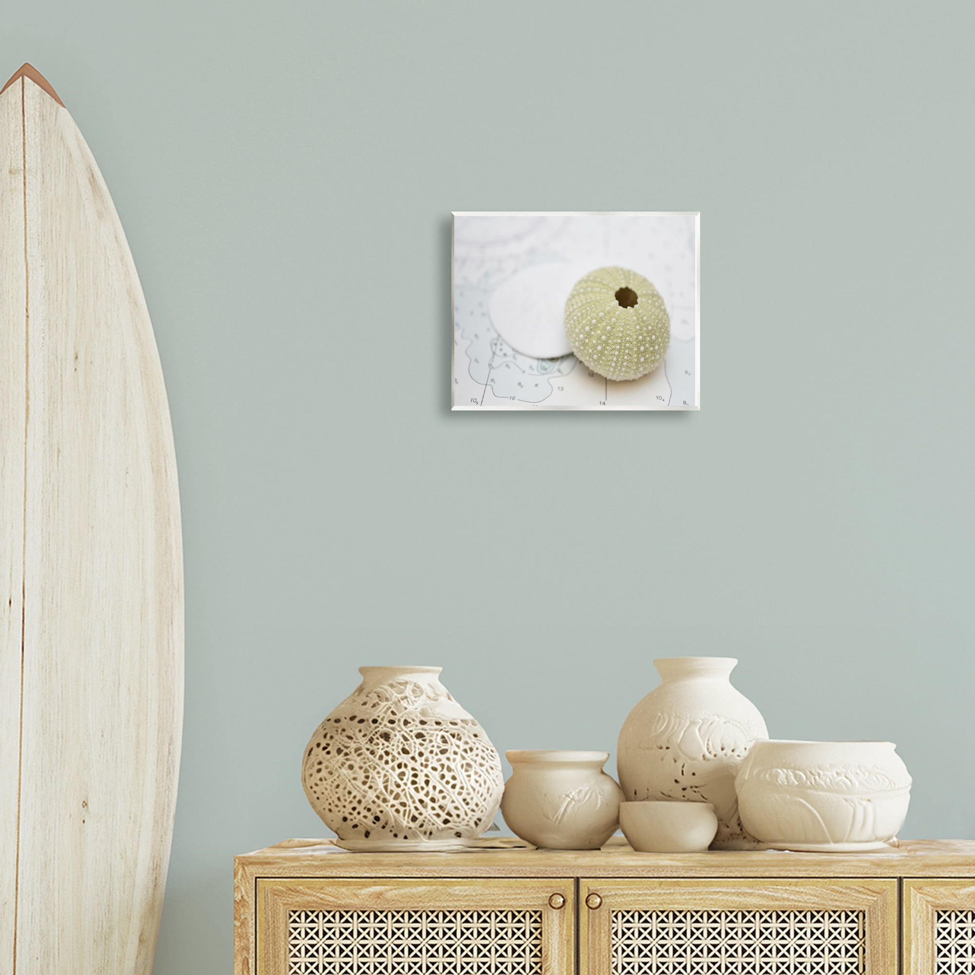 Stupell Industries Aquatic Sea Urchin Nautical & Beach Photography Unframed Art Print Wall Art, 14 x 11