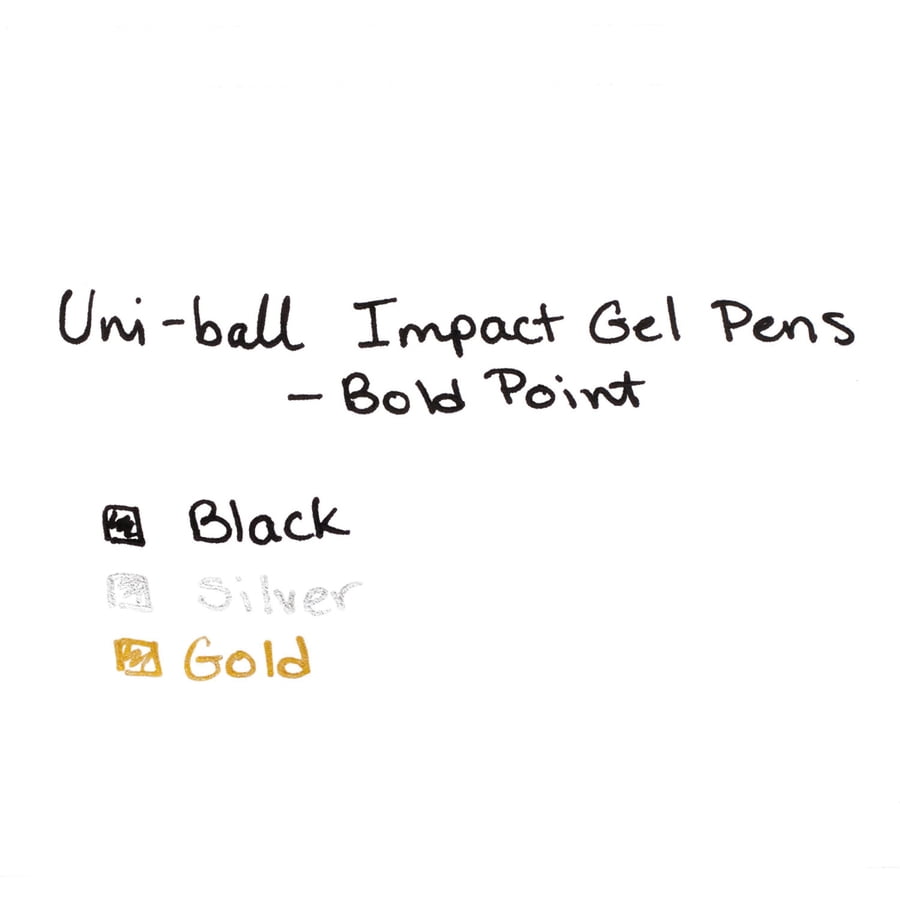 Uni-ball UBC65800DZ, 207 Gel Impact Pens, Dozen