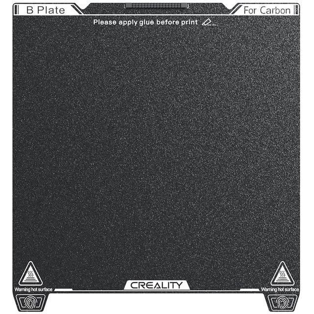 Impresora 3D Build Plate Creality K1C PEI con revestimiento esmerilado de 235 x 235 mm