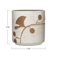 thumbnail image 2 of Creative Co-Op Terra cotta Flower Pot, Cream Color, 2 of 8