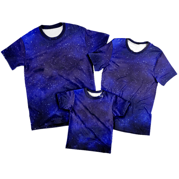 Starry Sky Men Apparel Personality Practical Art T Shirt for Friends for Gift to Husbund
