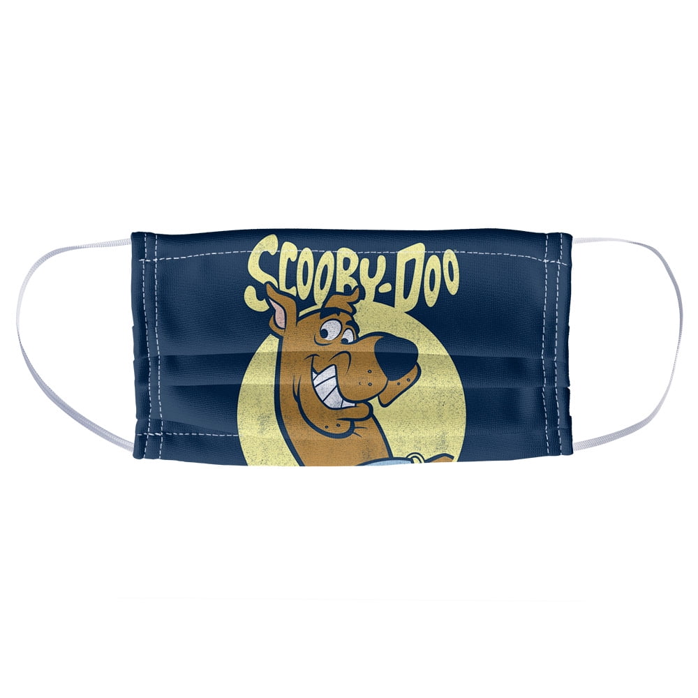 Scooby-Doo Where Are You Grin 1-Ply Reusable Face Mask Covering, Unisex