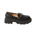 thumbnail image 2 of Faith Womens Nola Snaffle Detail Chunky Heel Loafers, 2 of 4