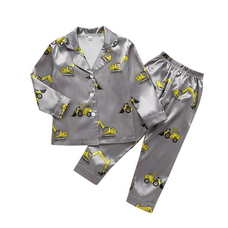 

YDKZYMD Girl Toddler Baby Child Children Kids Clothes 2Pcs Car Print Tops And Pants Pajamas Outfits Set Long Sleeve Cute Clothing