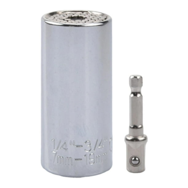 Dados universales autoajustables, regalos para hombres, papás, esposos y él. Dados portátiles de acero profesionales de 1/4 a 3/4 de pulgada.
