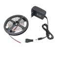 thumbnail image 2 of Tira de luces Led SMD 5050 2835 12 V 5M 60Led/M, cinta Led Flexible impermeable, Kit de enchufe de alimentación, luz nocturna de 12 V, decoración del hogar, 2 of 4