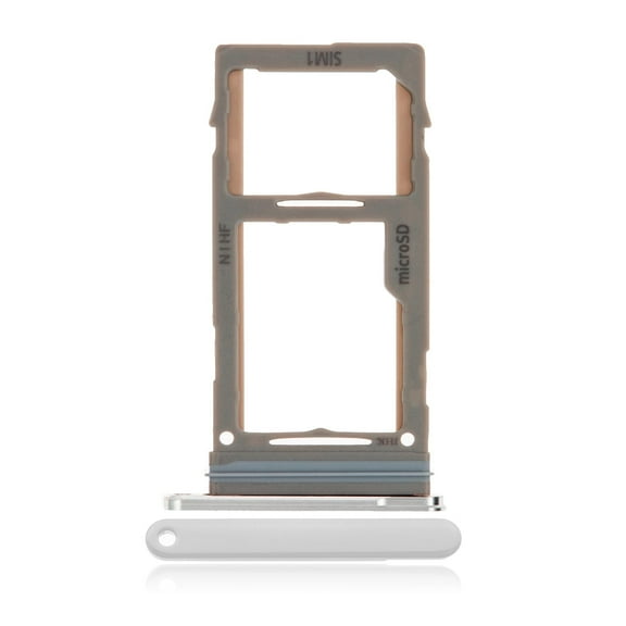 Replacement Single Sim Card   Micro SD Card Tray For Samsung Galaxy Note 20 Ultra 5G (SM-N986W) - Mystic White