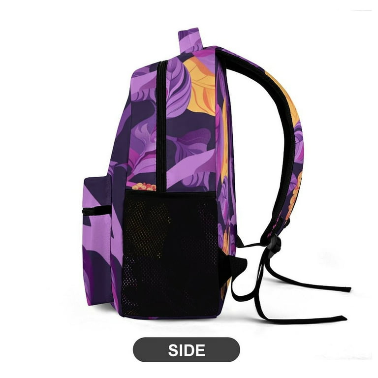 WNAGSB Exotic Mulberry Pattern 346 School Bags Children s Schoolbags Elementary Primary Middle School Bags Kids Backpack for Boys Girls Walmart