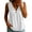 White(Tank Top), variant on GUACER Womens V-Neck Button Tank Top Sleeveless Surplice Blouse with Empire Waist Flowy Casual Summer Cami
