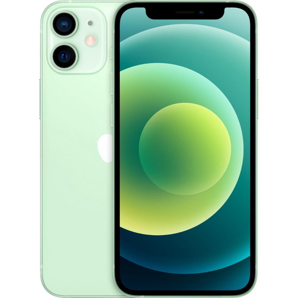 Apple - iPhone 12 mini 5G 64GB AT&T Unlocked (Refurbished) - Green