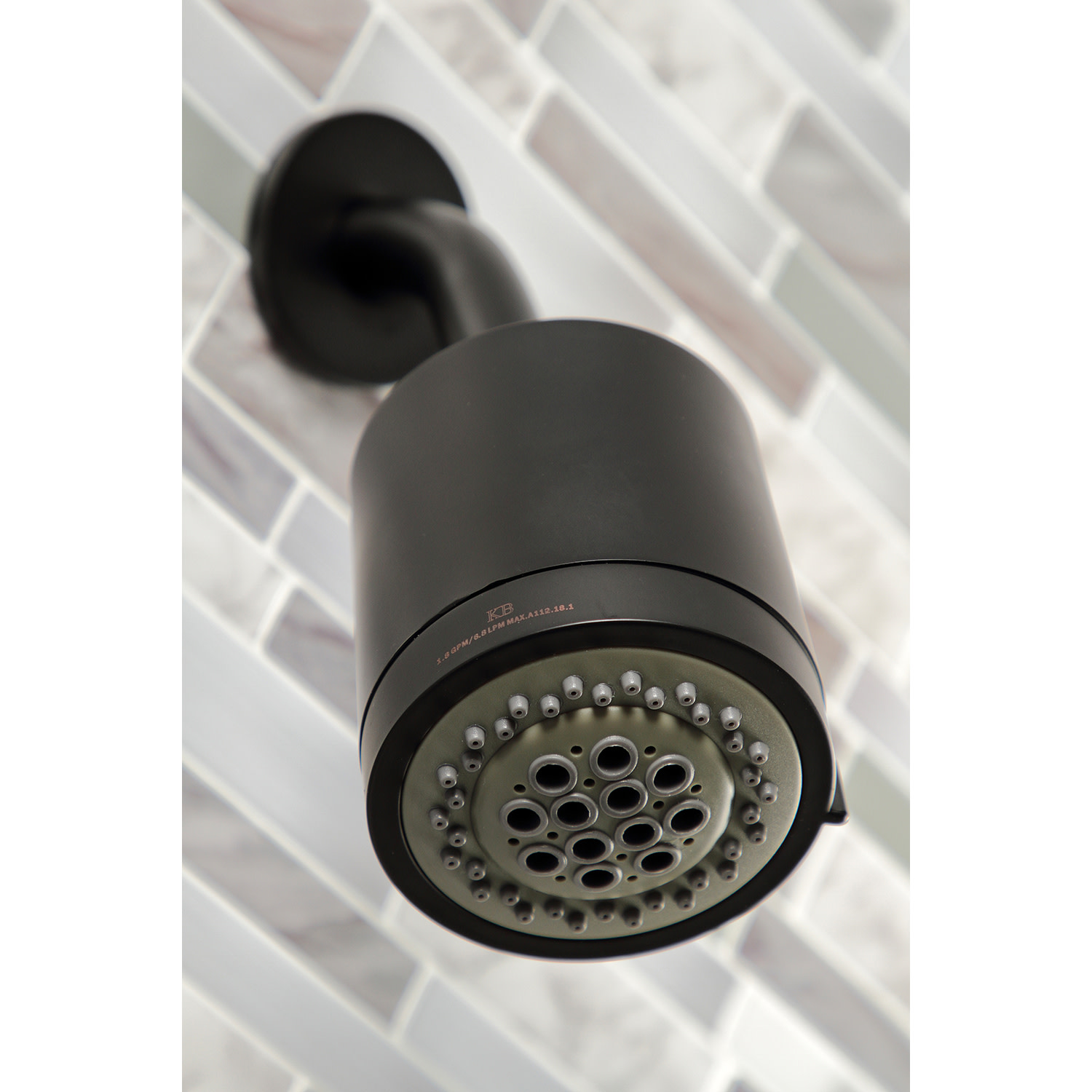 Kingston Brass KBX8140ZX Millennium Two-Handle Tub and Shower Faucet, Matte Black