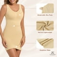 thumbnail image 4 of Joyshaper Tummy Control Dress Slimming Seamless Cami Slip Body Shaper Full Silps for Women, 4 of 6