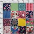 thumbnail image 3 of oneOone Georgette Viscose Multicolor Fabric Asian Mix Floral Sewing Material Print Fabric By The Yard 42 Inch Wide, 3 of 4