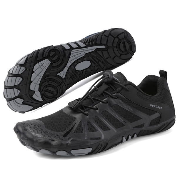 Zapatos acuáticos Aqua Shoes Zapatillas de buceo transpirables para caminar en el lago (47) Negro