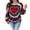 *Red, variant on VBVC Women's and Women's Plus Tie Dye Heart Graphic Top , Ladies' Long Sleeve Crew Neck Pullover , Fall Winter Cute Sweatshirt For Women, M-6XL