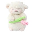 thumbnail image 3 of 25cm Kawaii Sweet Sheep Lamb Hold Tulip Flower Fehip Toy Soft Cordero, 3 of 8