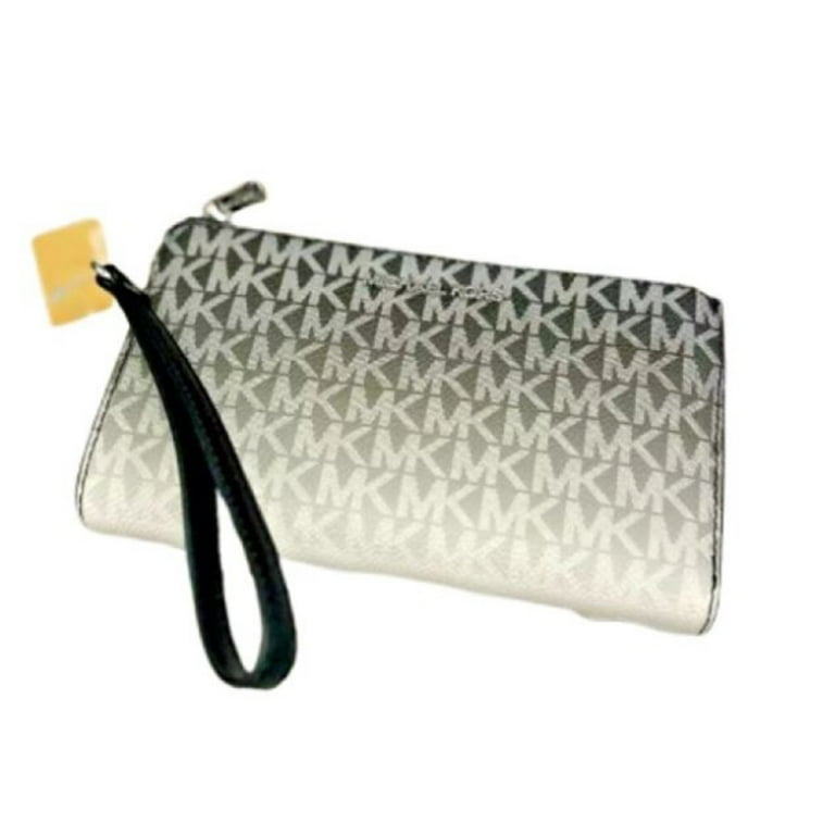 Michael Kors Women's Jet Set Large Ombré Signature Logo Wristlet