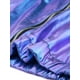 thumbnail image 5 of Chaqueta Brillante de Mujer INSPIRE CHIC de Manga Larga Ligera con Capucha y Cremallera Metálica M Azul Púrpura, 5 of 6