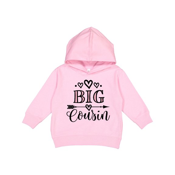 Inktastic Girls Big Cousin Announcement Toddler Hoodie