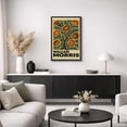 thumbnail image 5 of Framed Canvas Print William Morris Wall Art Abstract Botanical Decorative for Living Room Bedroom - 24"x36" BLACK, 5 of 8