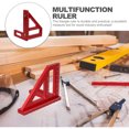 thumbnail image 5 of Milisten Metálica Para Medir Ángulos Y Madera Con Triangular Y 45 90, 5 of 5