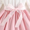 thumbnail image 4 of Sngxgn Girl Party Dress Long Sleeve A-Line Dresses(Pink,5Y), 4 of 7