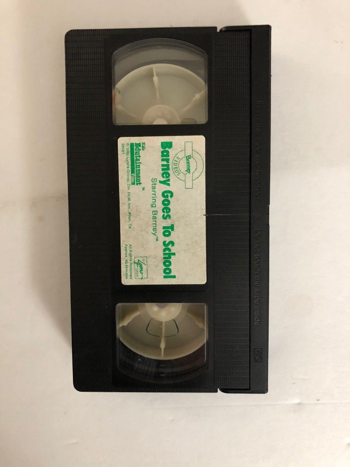 Barney Barney Goes To School Vhs Tested Rare Vintage Collectible