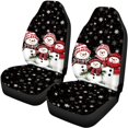 thumbnail image 5 of Pzuqiu Snowmen Car Seat Covers Full Set, Suitable for Auto Seats Automotive Seat Car Seats, Front and Rear Seat Cover Set for Cars Trucks, 5 of 10