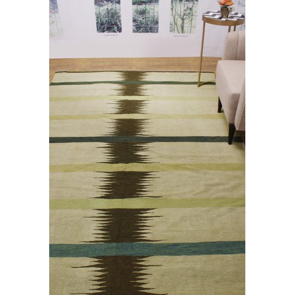 Winchester Haqq Ivory/Brown Rug, 6'4" x 9'8"