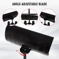 thumbnail image 4 of Snow Shovel for Driveway, Wheeled Metal Snow Pusher Plow with Large 29” x 16.5” Adjustable Angle Blade (Single Rod), 4 of 6