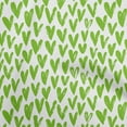 thumbnail image 1 of oneOone Rayon Green Fabric Valentine Heart Fabric For Sewing Printed Craft Fabric By The Yard 56 Inch Wide, 1 of 5