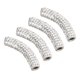 thumbnail image 4 of 10pcs Delicate Clay Diamond Charm Creative Handmaking Tube Bent Bent Tube Perlas espaciadoras sueltas para bricolaje pulsera collar joyería (blanco), 4 of 4