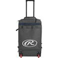 thumbnail image 2 of Rawlings R1801 Baseball Wheeled Catcher's Equipment Bag (Navy), 2 of 3