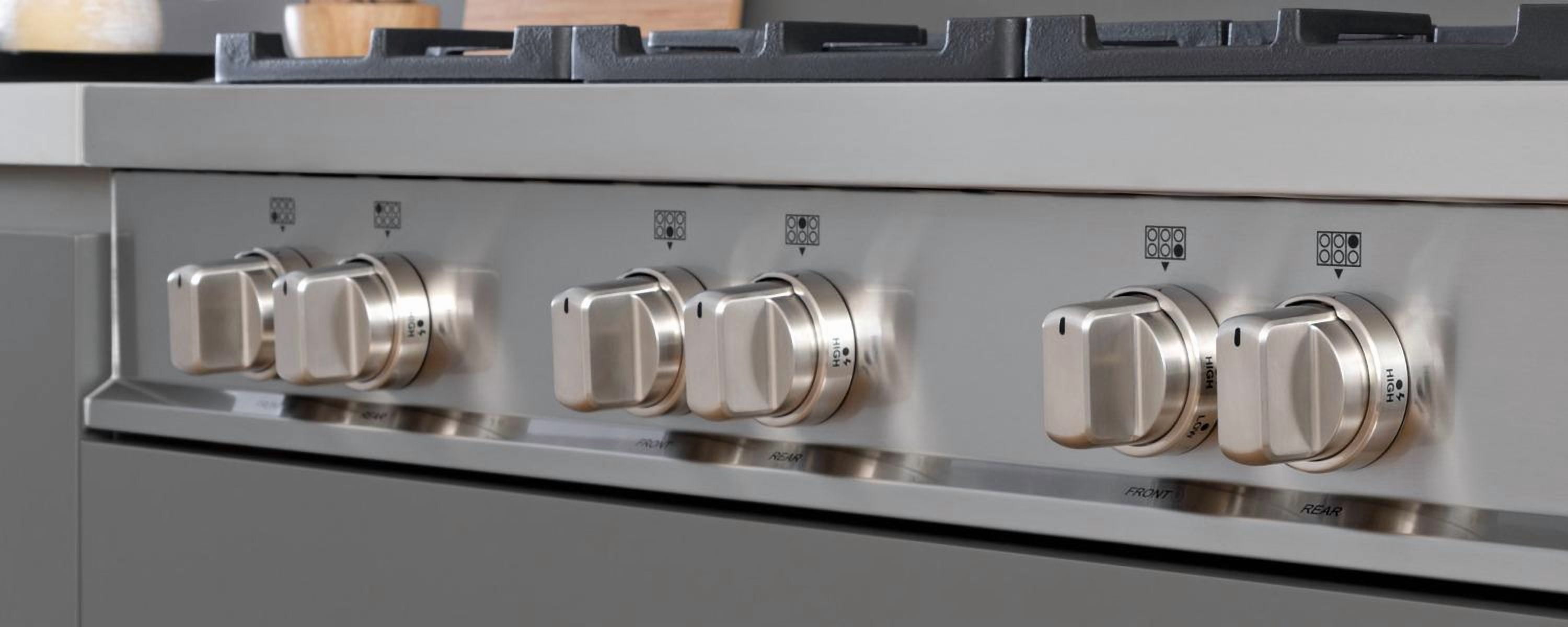 Bertazzoni Mast366rtxe Master 36" Wide 6 Burner Gas Rangetop - Stainless Steel