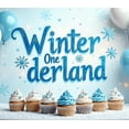 thumbnail image 4 of LUUFILx Winter Wonderland Birthday Backdrop Banner Background for Party Supplies Snowflake Decorations Photography Props Baby Showers Anniversary, 4 of 8