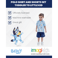 thumbnail image 2 of Bluey Bingo Polo Shirt and Shorts Outfit Set Toddler to Little Kid, 2 of 5
