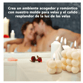 thumbnail image 4 of 109 Piezas Molde De Vela De Silicona Kit Para Velas Malubero, Blanco, 4 of 5