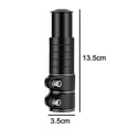 thumbnail image 2 of Extensor de vástago de horquilla de bicicleta, adaptador elevador de manillar de bicicleta, adaptador de cabeza hacia arriba de aleación de aluminio, para bicicleta de montaña, bicicleta de, 2 of 5