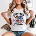 thumbnail image 3 of TeeMuse T-Shirt, Cowboy Skeleton Graphic Tee, America 250 Years Of Design, Patriotic USA Shirt, Independence Day Gift, Black L, 3 of 6