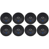 Midrange Drivers Rockville RXM68 6.5-Inch 1200W 8 Ohm Mid-Range Drivers Car Speakers ...