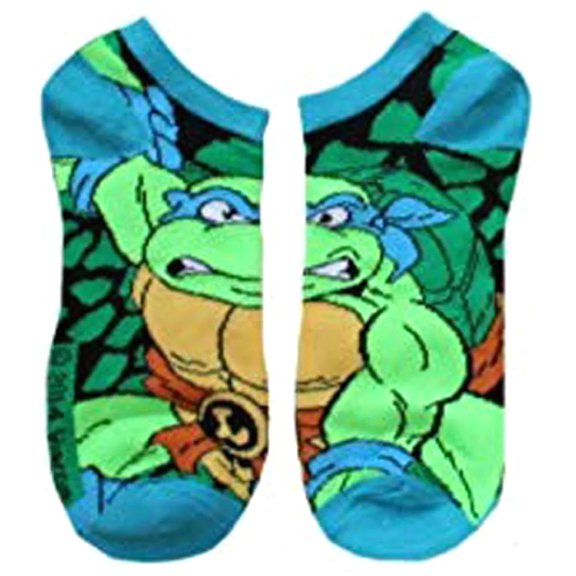 Teenage Mutant Ninja Turtles Leonardo Ankle Socks (1 Pair) Sock size 9-11