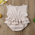 thumbnail image 2 of Baby Girl Sleeveless Ruffle Romper Dress, 2 of 6