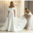 thumbnail image 5 of NOBRAND Off-the-Shoulder Ball Gown Tailored Wedding Dresses, Women's, 5 of 10