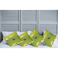 thumbnail image 2 of Ambesonne Nature Throw Pillow Cover 4 Pack, Black Sheep White Goats, 16", Fern Green Cream, 2 of 7