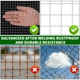 thumbnail image 4 of QinaQin Hardware Cloth Chicken Wire Fence, Galvanized Steel Mesh, Silver, 4 of 7