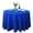 Sapphire Blue, variant on Yesbay Tablecloth Tear Resistant No Fading Polyester Washable Round Tablecloth for Kitchen,Wine Red
