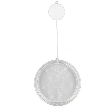 

Christmas 3D Window Hanging Lights Clear Texture Exquisite Beautiful Acrylic Xmas LED Decorative Window Light for Home