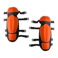 thumbnail image 2 of 2 rodilleras de jardinería y cortacésped con correas ajustables, impermeables. Naranja, 2 of 9