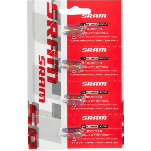 SRAM Eagle PowerLock Link for 12 Speed Chain Rainbow Finish Card/4
