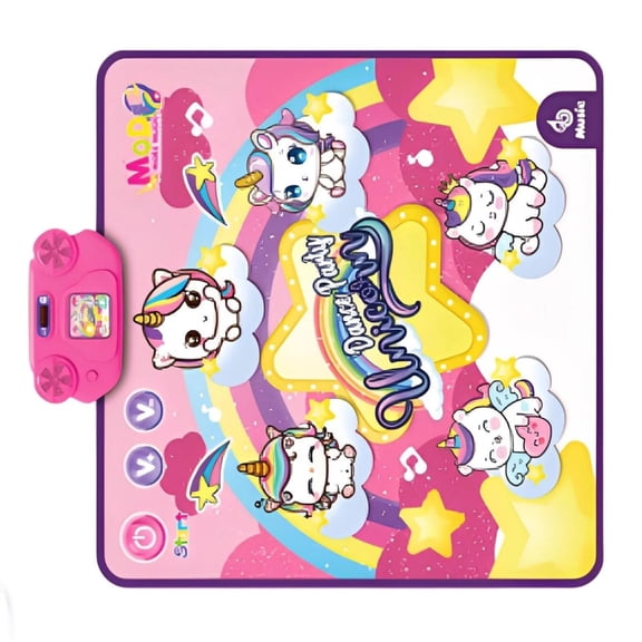 AOOOWER Lightweight Foldable Music Dance Rug for Kids Interactive Rhythm Dance Mat Indoor Outdoor Play and Skill Improvement